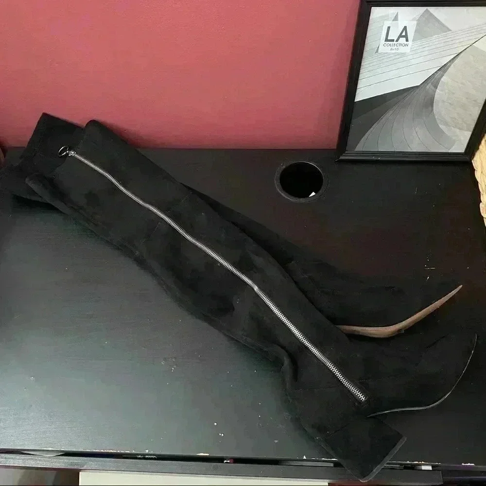 Dolce Vita Black thigh Boots